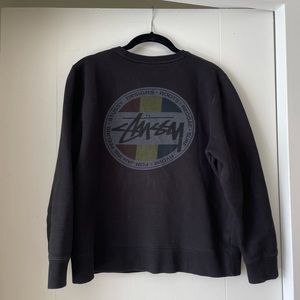 STUSSY Women's Crew Neck Sweater Sweatshirt Skate Size Small SM